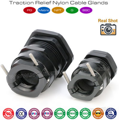 Adjustable Watertight Black Cable Glands