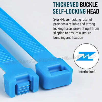 Colored Cable Tie 200mm x 4.8, 3~50mm Adjustable Nylon 66 Multicolor Zip Tie (222N / 50LBS) for Cable Visual Management